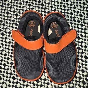 Cat & Jack Black and Orange Sneakers for Active / Water Adventures